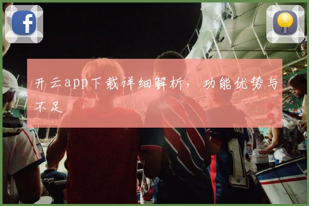 开云app下载详细解析，功能优势与不足
